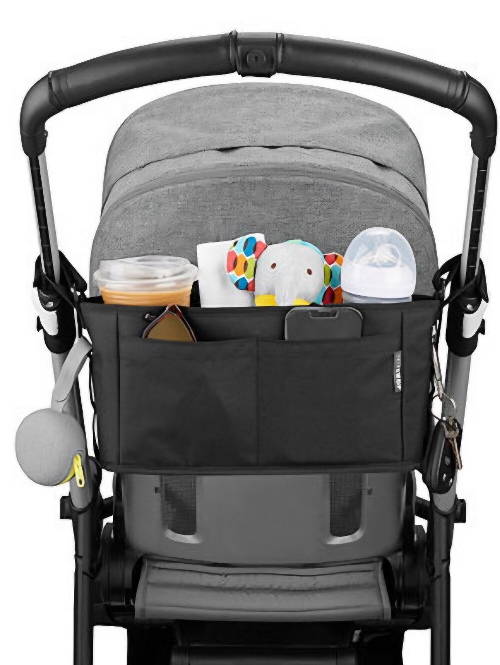 Skip Hop Grab & Go Ultra Stroller Organizer Baby– Universal Fit Black Caddy NWOT